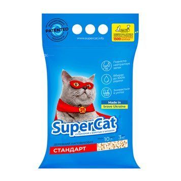 Наповнювач SuperCat Стандарт 3кг (синій) 4011991 фото