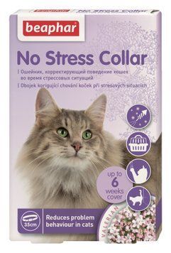 No Stress Collar заспокійливий нашийник для зняття стресу у котів 13228 фото