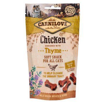 Ласощі Carnilove Cat Semi Moist Snack для котів, курка та тимьян, 50 г 111376/7212 фото