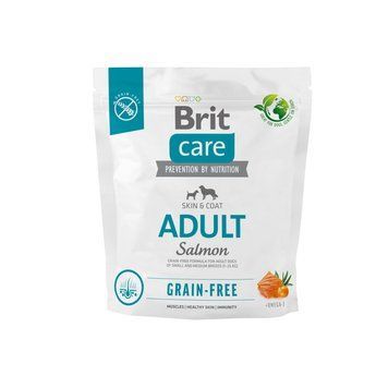 copy_Сухий корм Brit Care Dog Grain-free Adult для собак малих і середніх порід, беззерновий з лососем, 1 кг copy_172196 фото