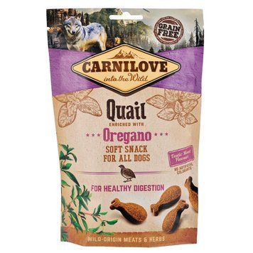 Ласощі Carnilove Dog Semi Moist для собак, перепілка та орегано, 200 г 111375/7359 фото