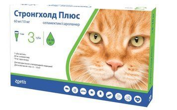 Стронгхолд Плюс (Stronghold Plus) коти до 5-10 кг 1 піпетка 10012025 фото