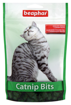 Catnip Bits хрусткі подушечки з котячою м'ятою для котів та кошенят  35г 13249 фото